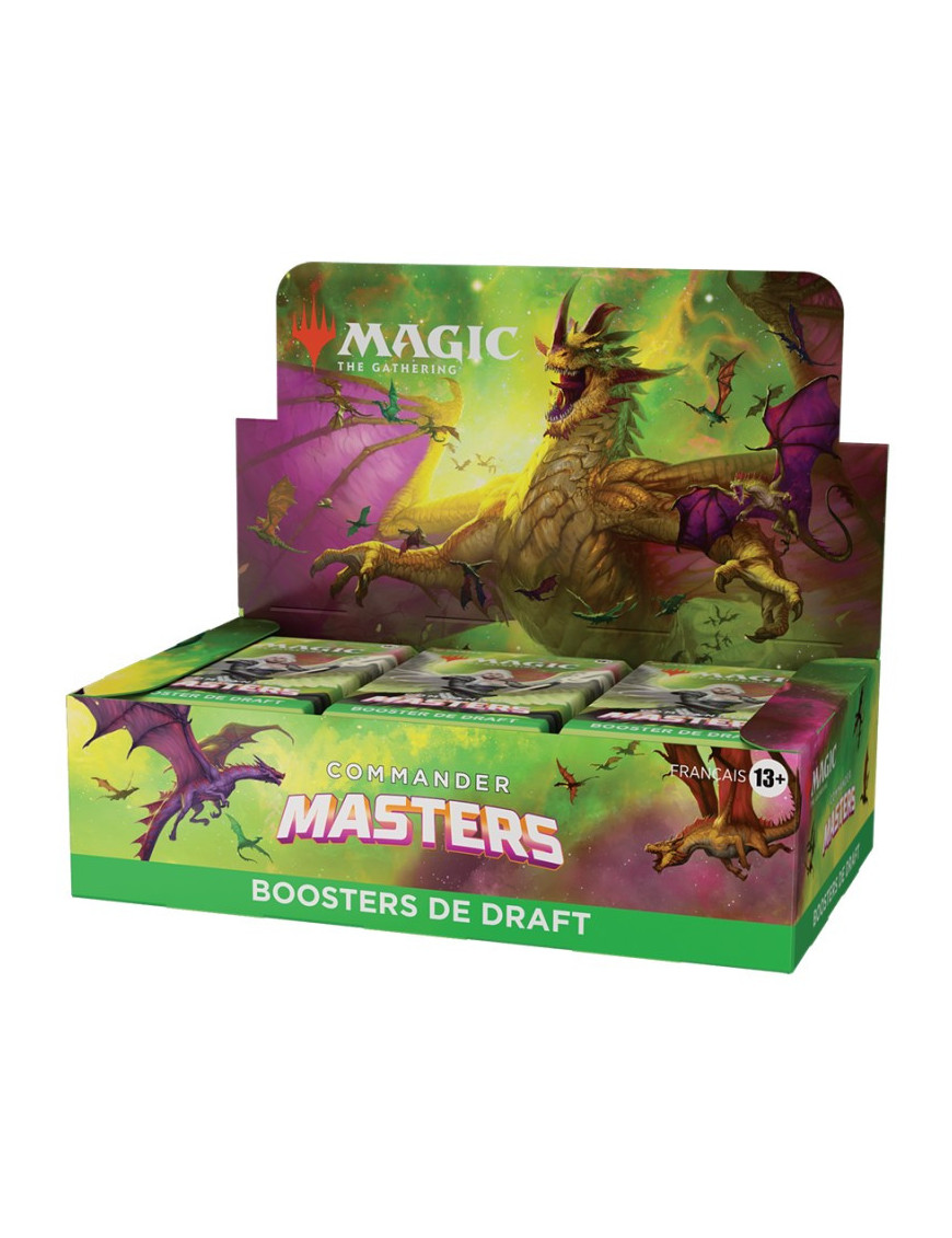 Magic Boite de 24 Booster de Draft Commander Masters FR CMM MTG The Gathering