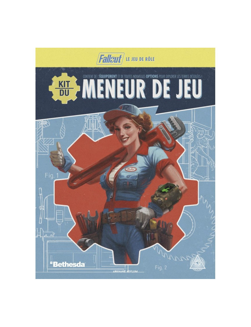 Fallout Le Jeu de rôle Kit Du meneur FR Arkhane Asylum