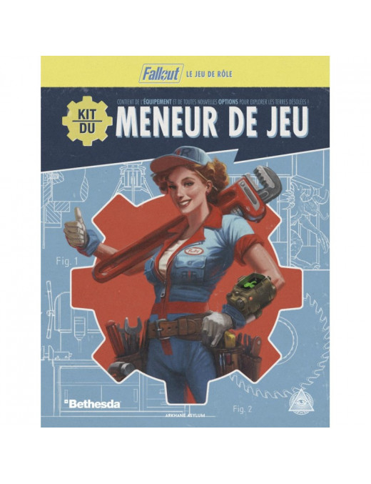 Fallout Le Jeu de rôle Kit Du meneur FR Arkhane Asylum