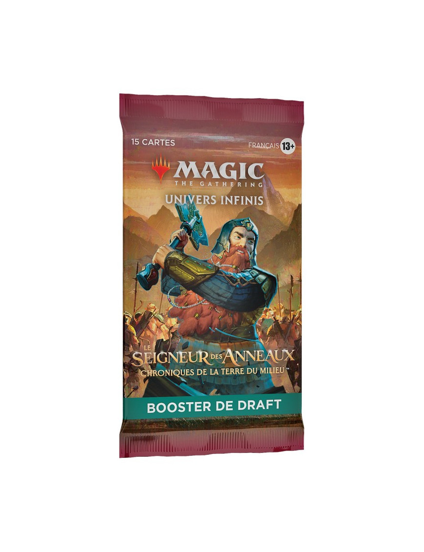 Magic Booster de Draft Le Seigneur des Anneaux : chroniques de la Terre du Milieu FR MTG The gathering