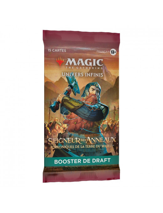 Magic Booster de Draft Le Seigneur des Anneaux : chroniques de la Terre du Milieu FR MTG The gathering