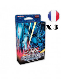 Yugioh Lots de 3 Deck des dieux Egyptiens Obelisk le Tourmenteur réimpression Fr Konami