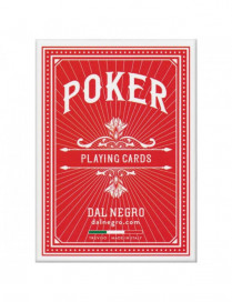 Poker Playing Cards Lotus 100% Plastique Rouge VO Dal negro