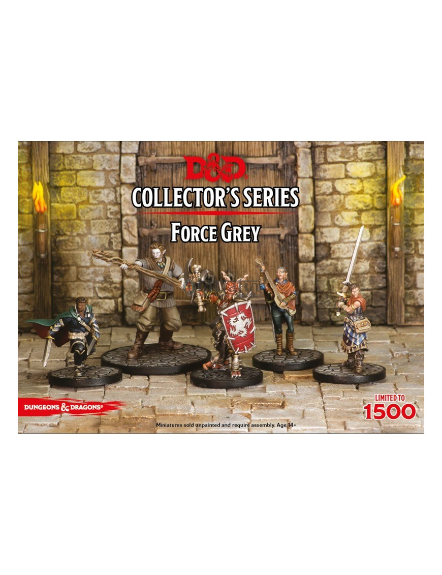 D&D Force Grey Miniatures - serie collector EN Gale Force Nine