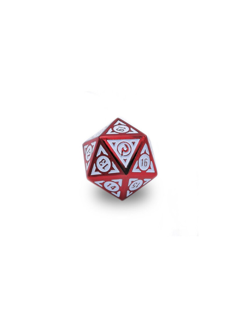 Set de 2 D20 Métal Spindown dés Rouge - Repliquant