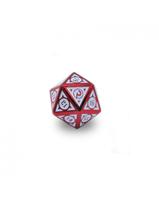 Set de 2 D20 Métal Spindown dés Rouge - Repliquant