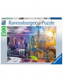 Puzzle 1500 p : Les saisons à New York FR Ravensburger