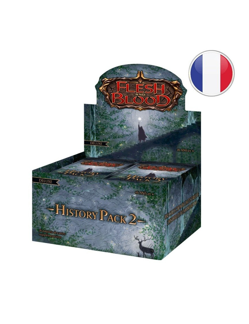 Flesh And Blood Boite de 36 Boosters History Pack 2 Deluxe Booster FR Legend Story Studio