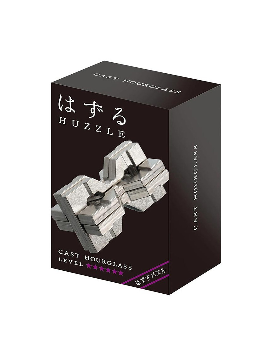 Casse-Tête Huzzle Cast HOURGLASS difficulté 6 FR Hanayama