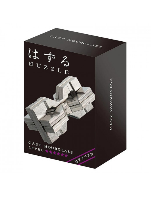 Casse-Tête Huzzle Cast HOURGLASS difficulté 6 FR Hanayama