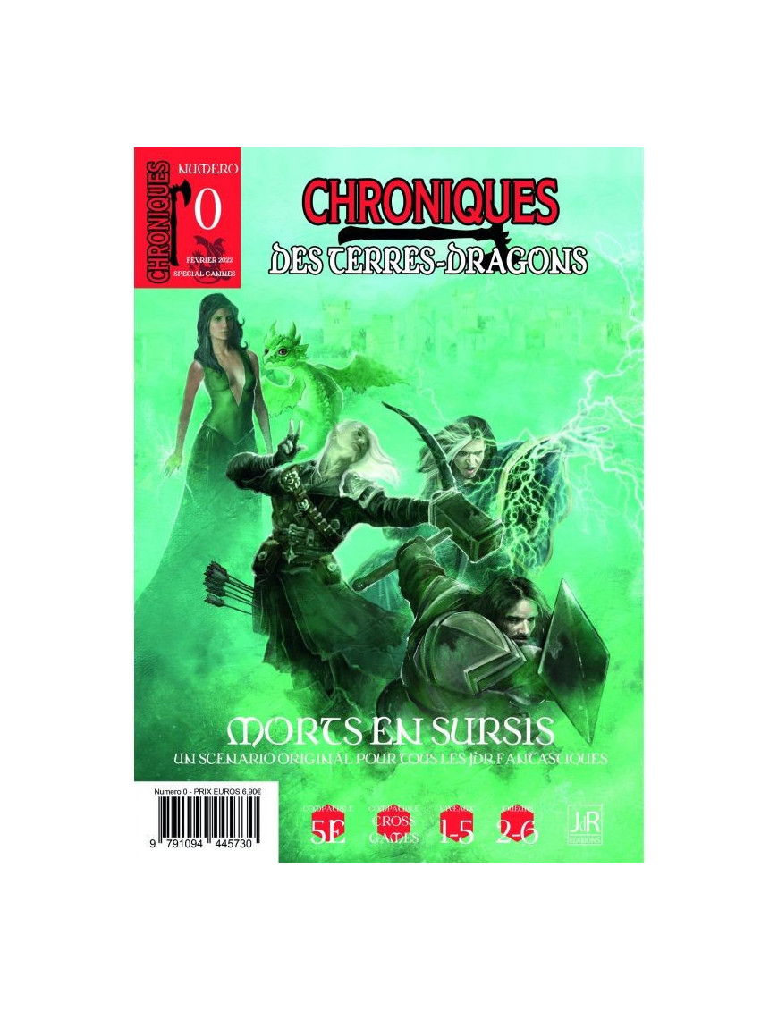 Chroniques des Terres Dragons 0 Morts en Sursis FR JDR Editions