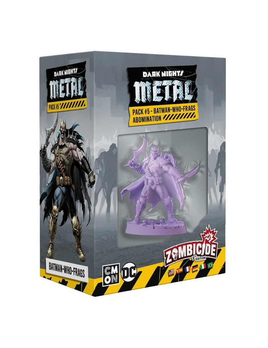 Zombicide extension Dark night Metal Pack 5 Batman FR CMON