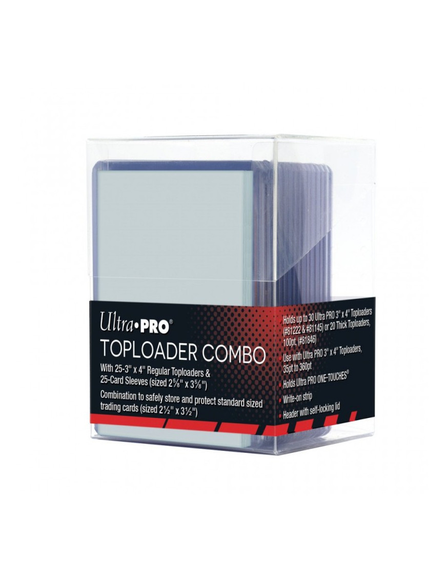 Toploader Combo Card Box Ultra Pro x25