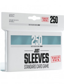 Gamegenic : 250x Just Sleeves 66x91 Standard Value Pack Clear