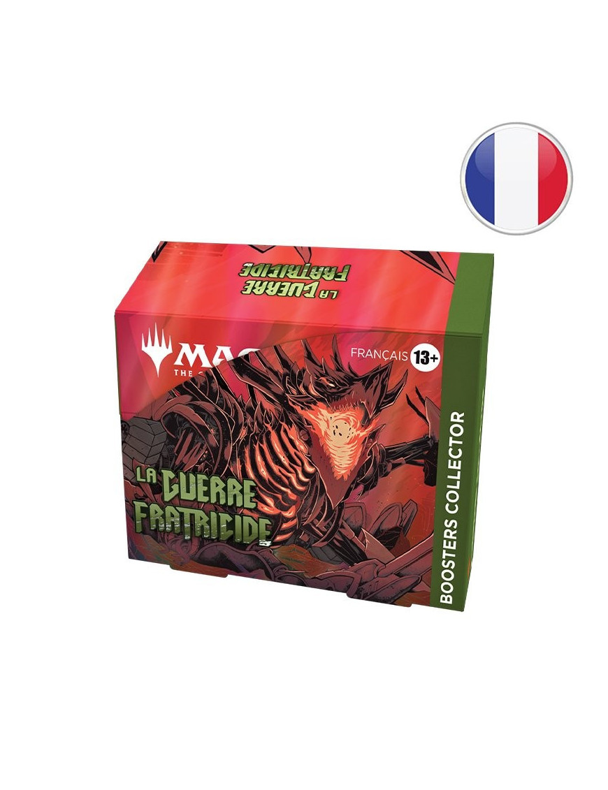 Magic Boite de 12 boosters collectors La Guerre Fratricide FR MTG The gathering