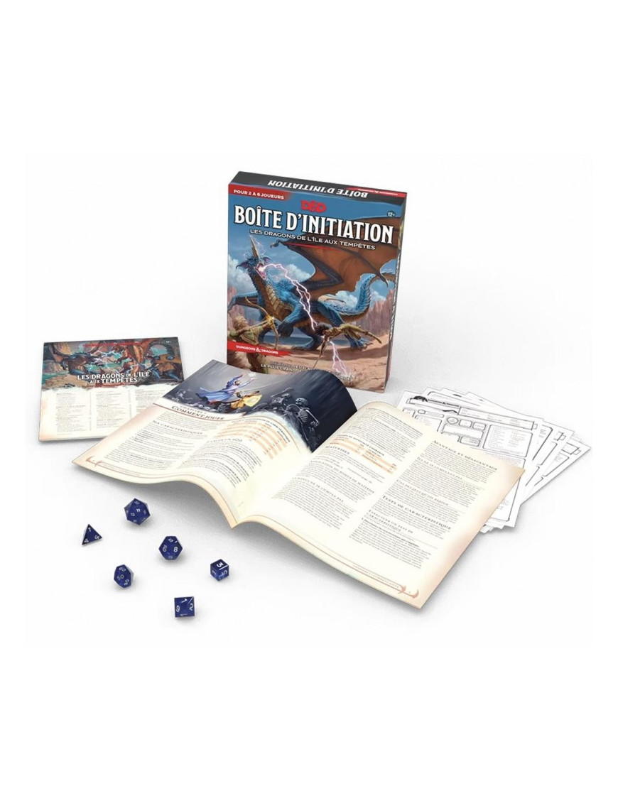 Dungeons & Dragons V5 : Kit d'initiation Dragons L'ile aux Tempêtes DD5 FR