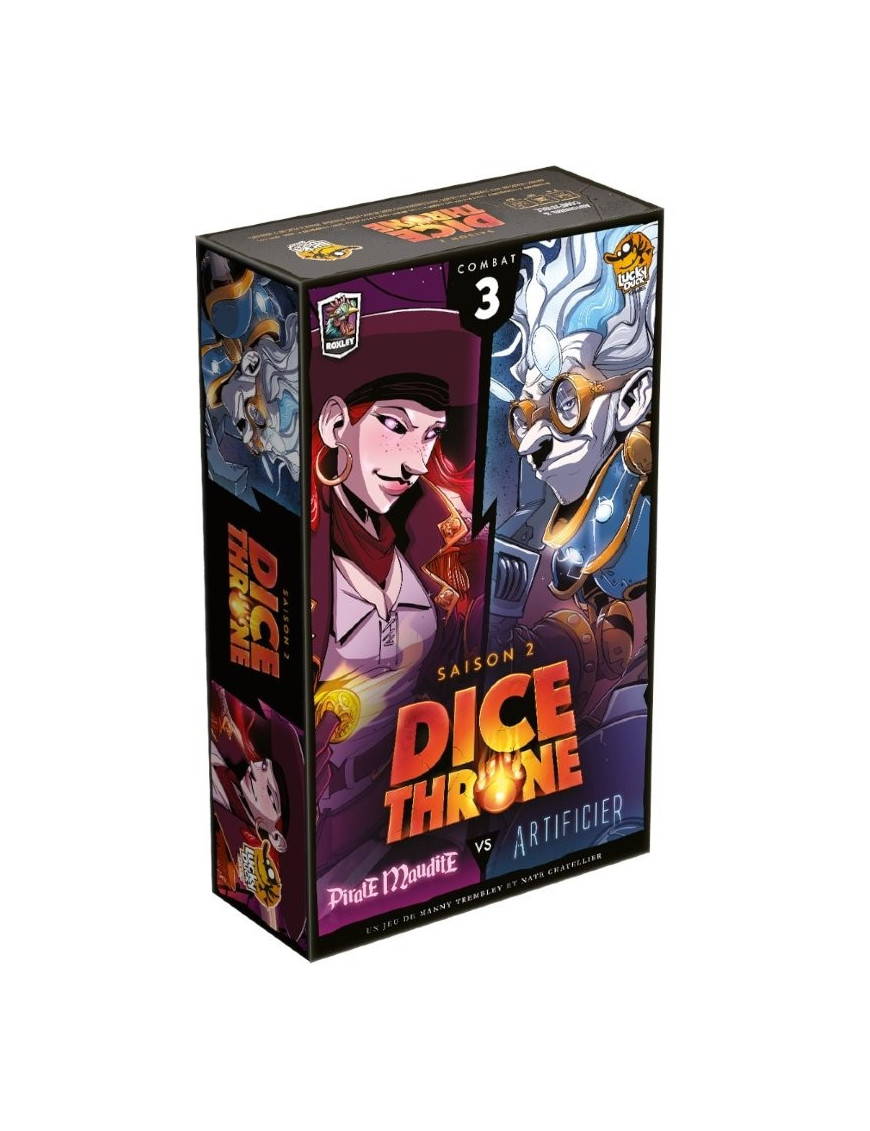 Dice Throne S2 Artificier vs Pirate Maudite Fr Lucky duck games