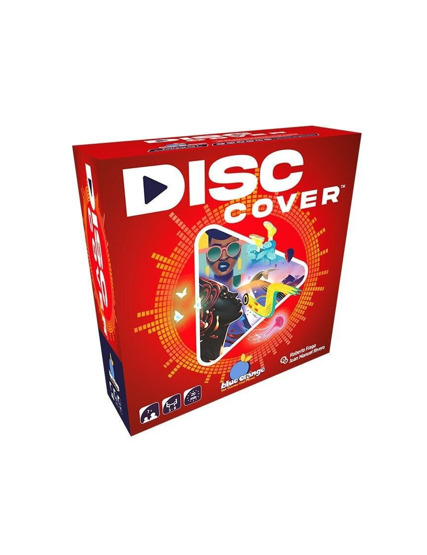 Disc Cover FR Blue orange