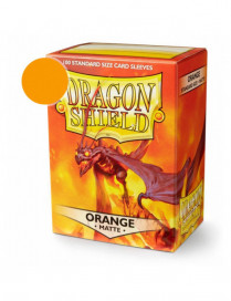 Dragon shield Matte Orange  taille Magic Standard x 100