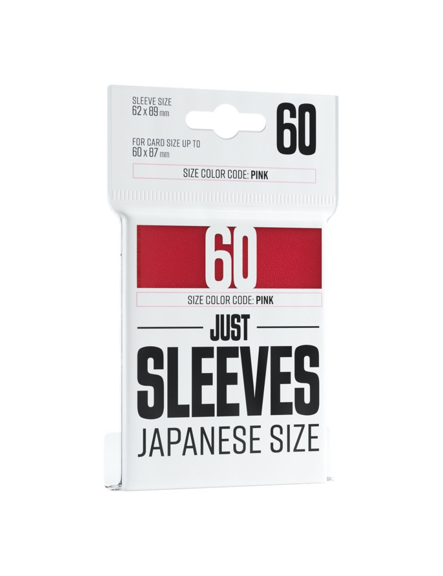 Gamegenic : 60 Just Sleeves 62x89 Red Japanese size