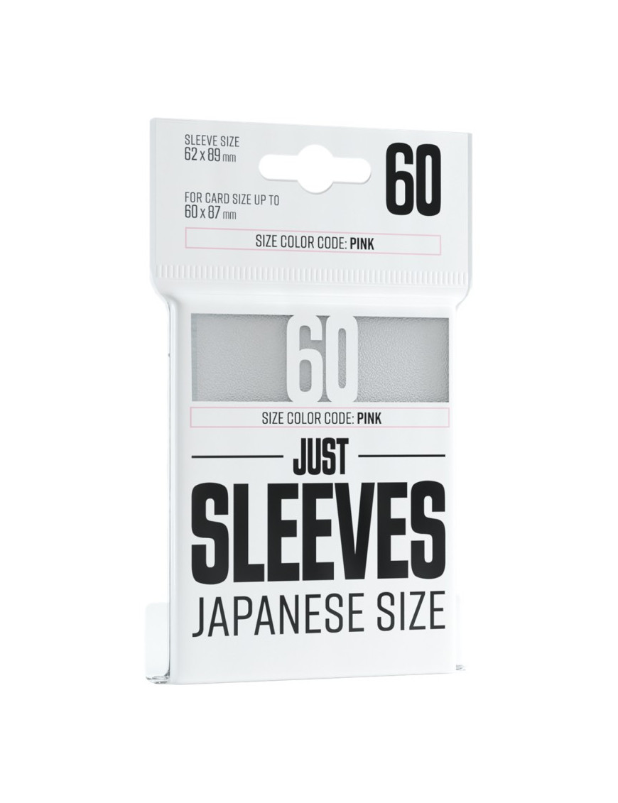 Gamegenic : 60 Just Sleeves 62x89 White Japanese size