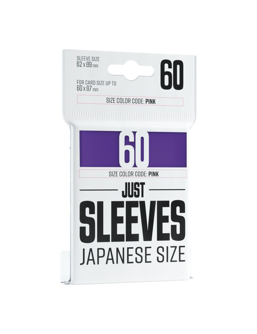 Gamegenic : 60 Just Sleeves 62x89 Purple Japanese size