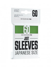 Gamegenic : 60 Just Sleeves 62x89 Green Japanese size