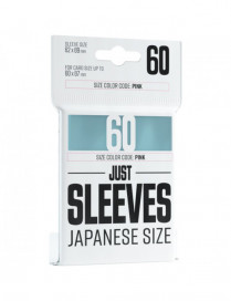 Gamegenic : 60 Just Sleeves 62x89 Clear Japanese size