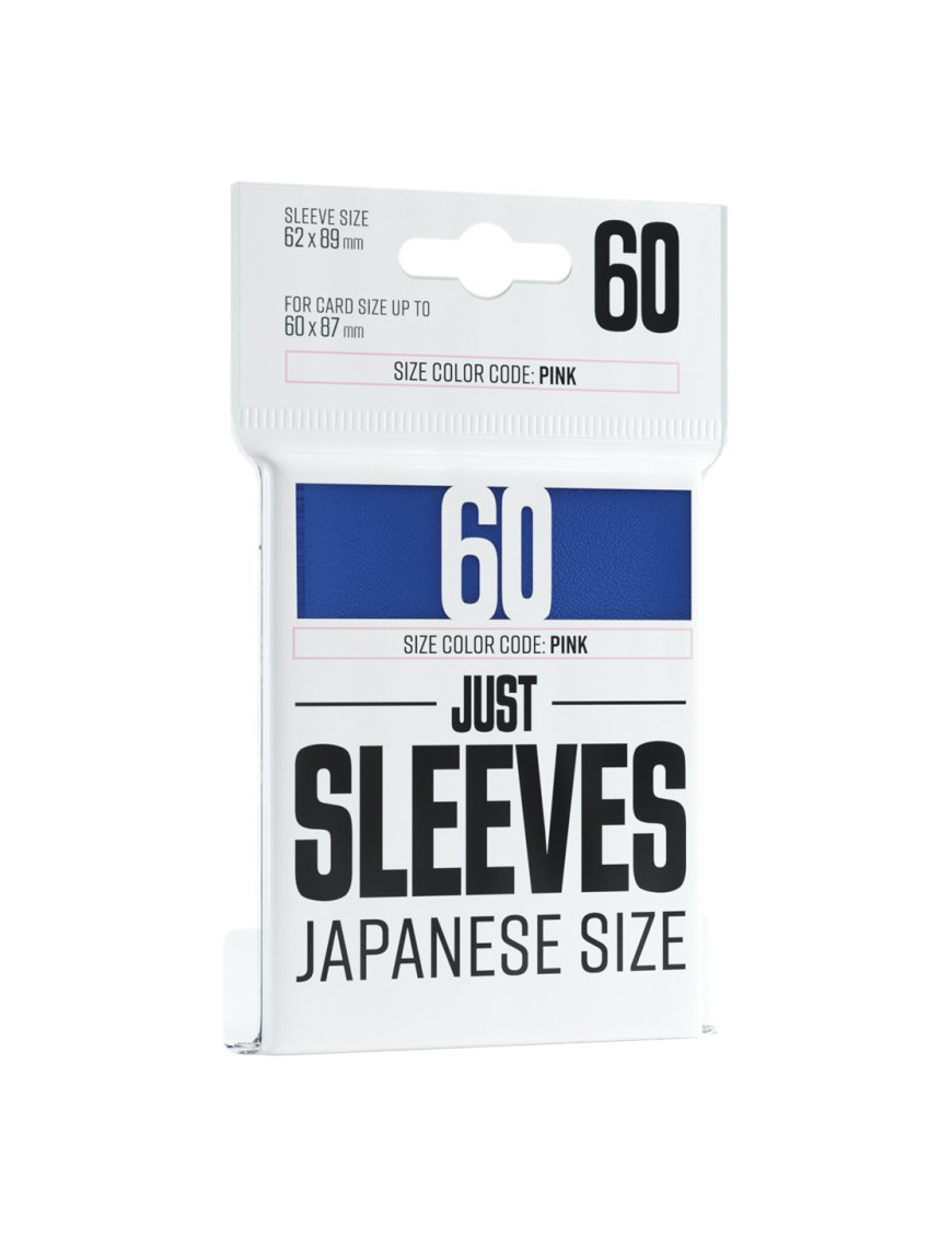 Gamegenic : 60 Just Sleeves 62x89 Blue Japanese size
