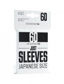 Gamegenic : 60 Just Sleeves 62x89 Black Japanese size