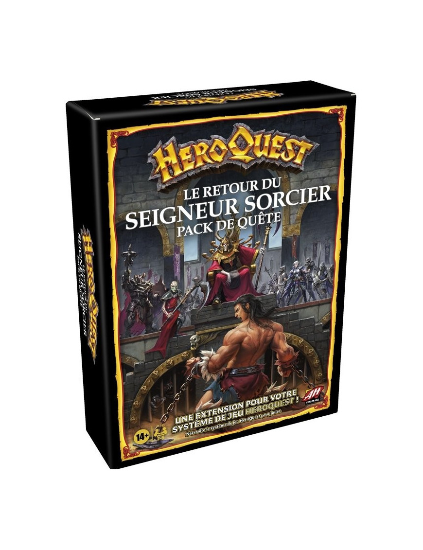 HeroQuest Extension Le Retour Du Seigneur Sorcier FR Hasbro Gaming Avallon hill