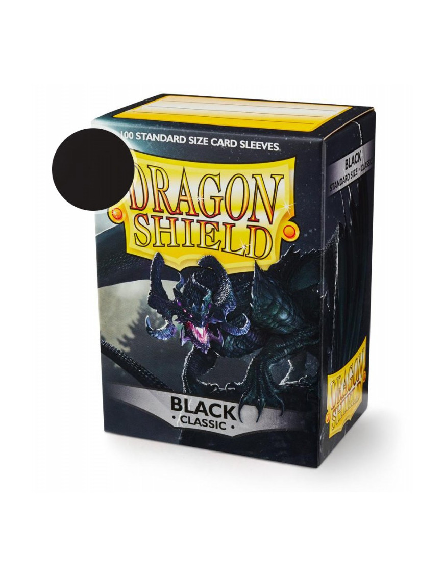Dragon Shield Matte Black *100 91x66mm Deck Protector Protege Carte taille magic standard