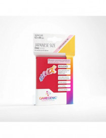 Gamegenic : 60 Japanese Prime Sleeves Red 62x89 YuGiOh FR Gamegenic