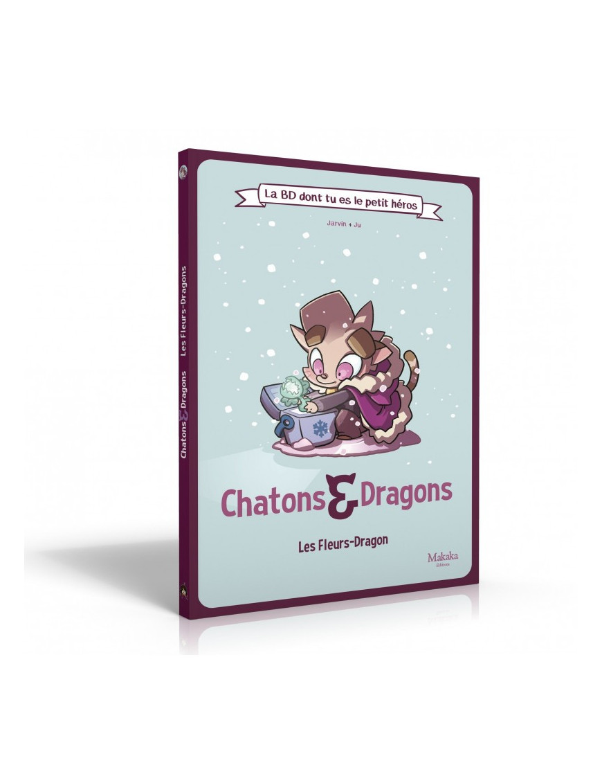 BD Chatons & dragons Les Fleurs Dragon FR Makaka Edition