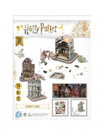 Puzzle 3D Harry Potter : La Banque de Gringotts FR 4D Cityscape WL