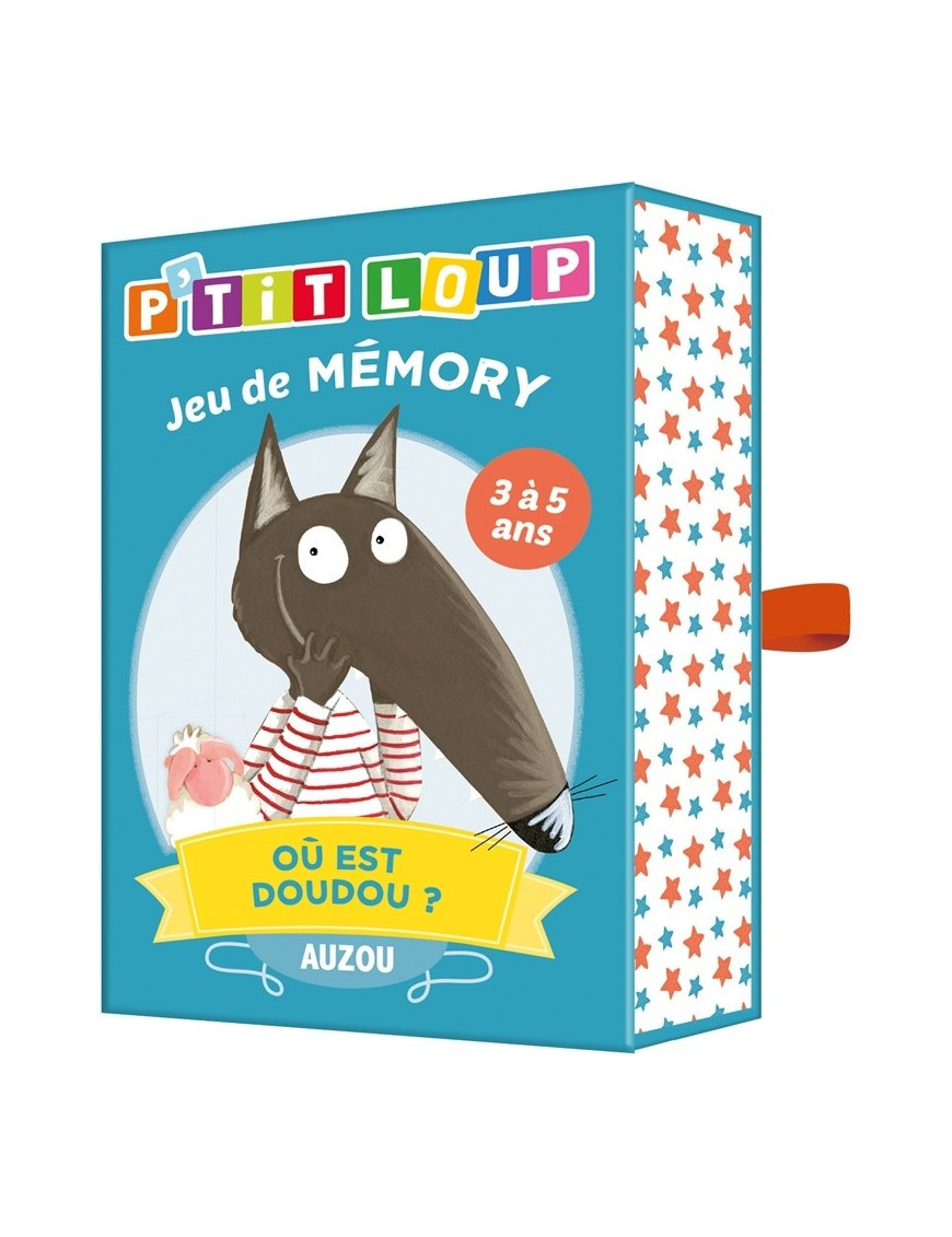 P'tit Loup - Jeu du Mémory - Où est Doudou ? FR Auzou