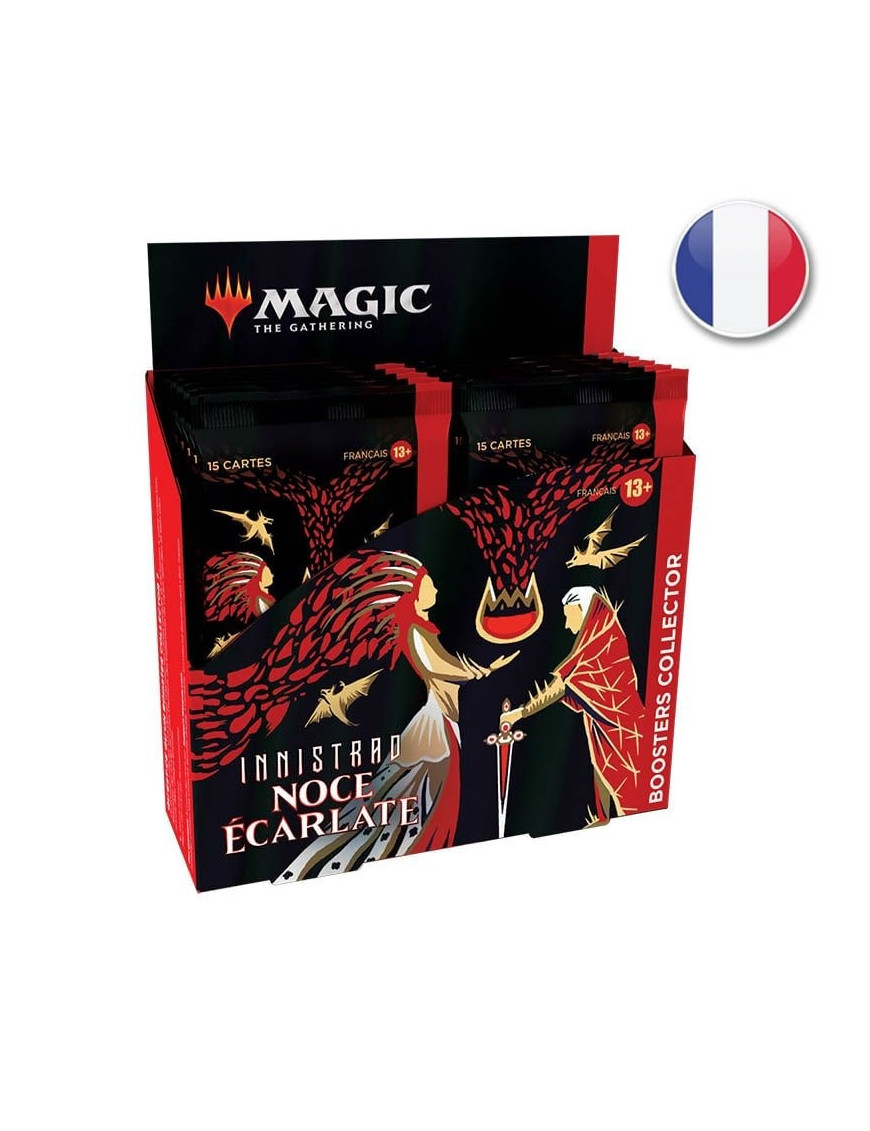 Magic Boite de 12 boosters collectors Innistrad Noce Écarlate FR MTG The gathering