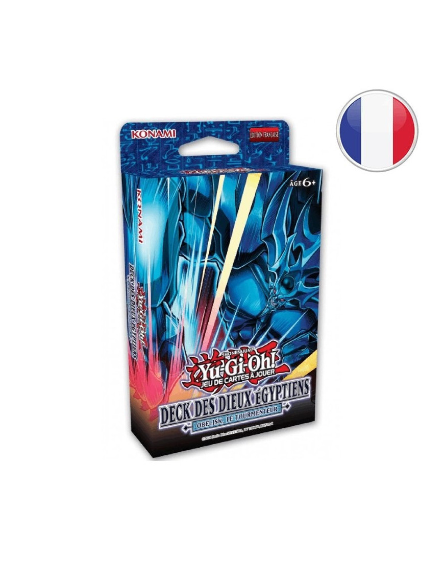 Yugioh Deck des dieux Egyptiens Obelisk le Tourmenteur réimpression Fr Konami