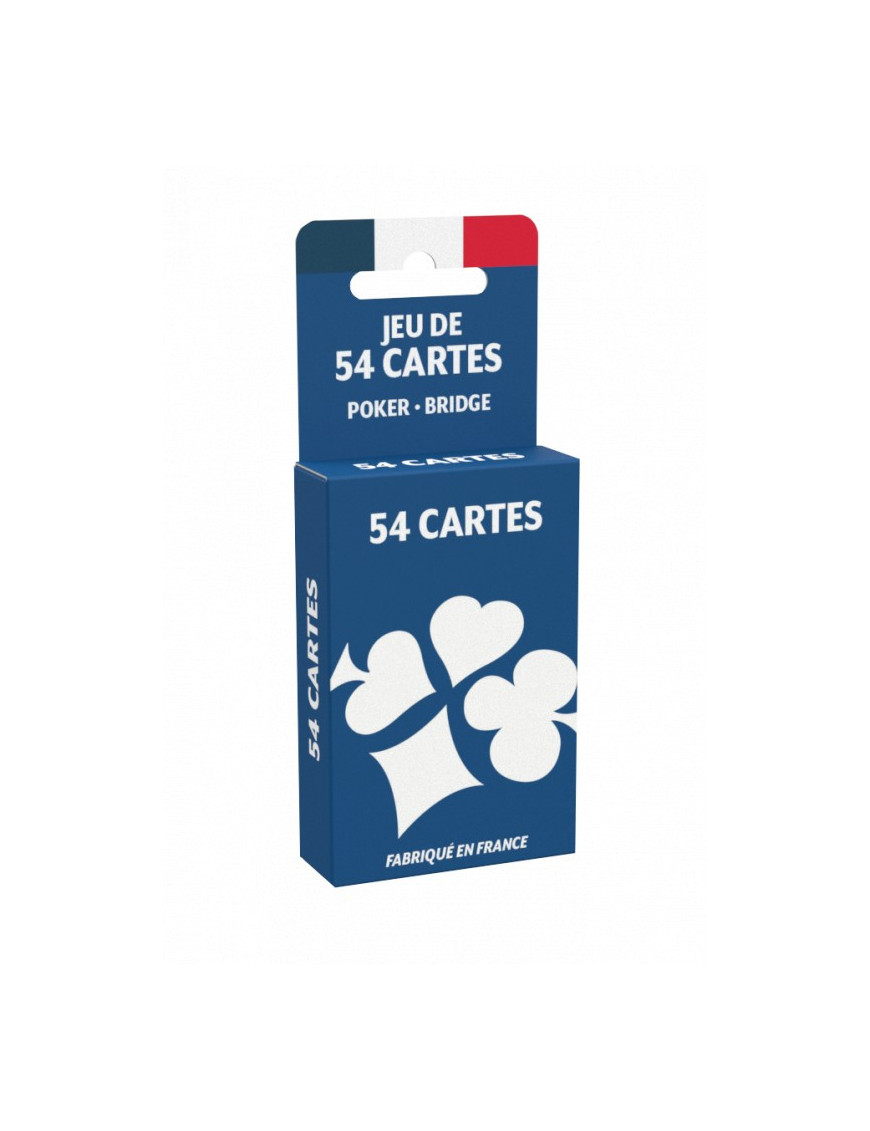 jeux de Cartes 54 Poker Bridge Basic FR Ducale