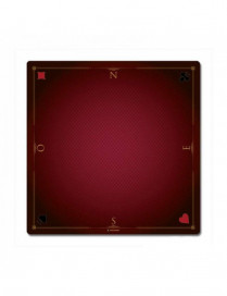 Tapis Cartes Prestige 60x60 Rouge Fr Wogamat