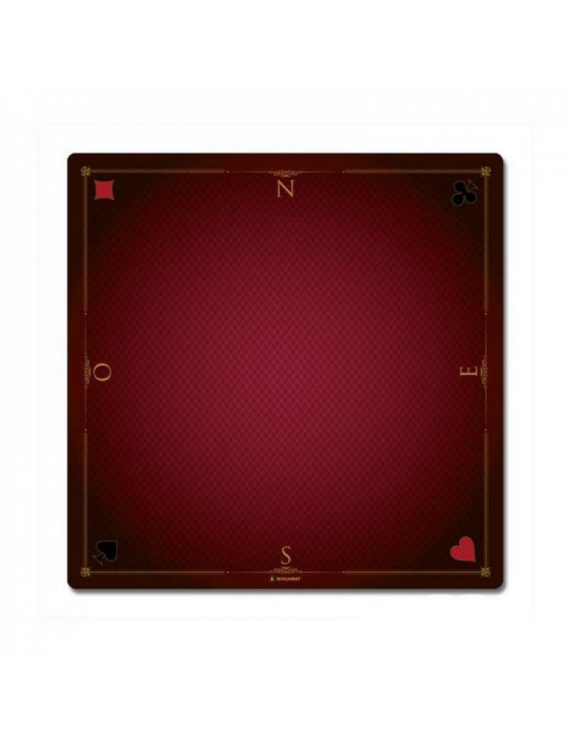 Tapis Cartes Prestige 60x60 Rouge Fr Wogamat