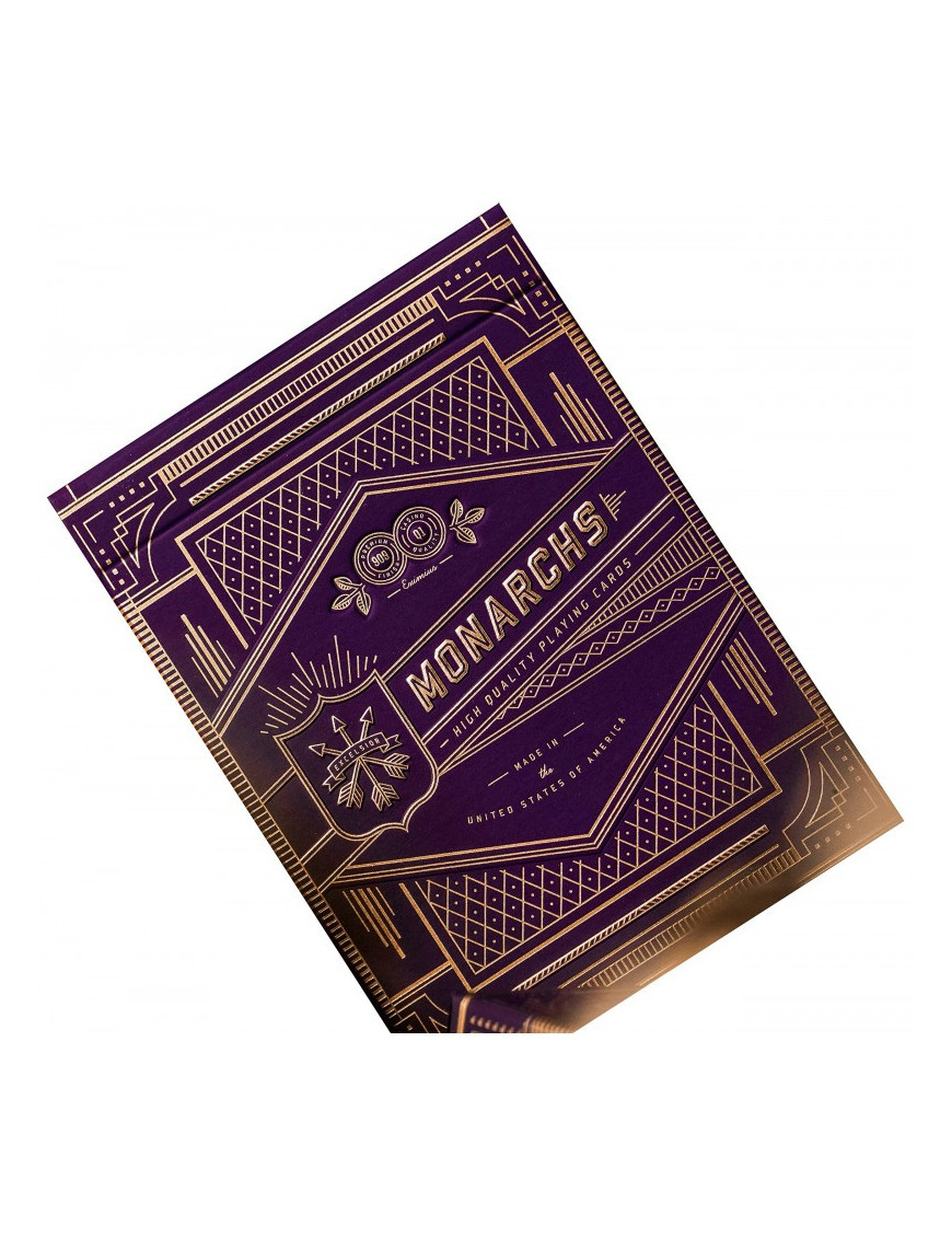 Prenium Playing Cards Monarchs Purple x 54 cartes Theory11