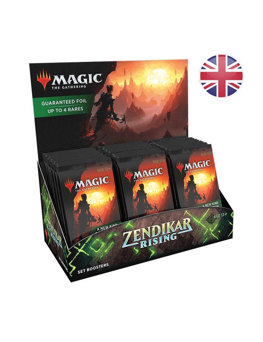 Magic Boite de 30 Booster d'Extension La Renaissance de Zendikar EN MTG The gathering