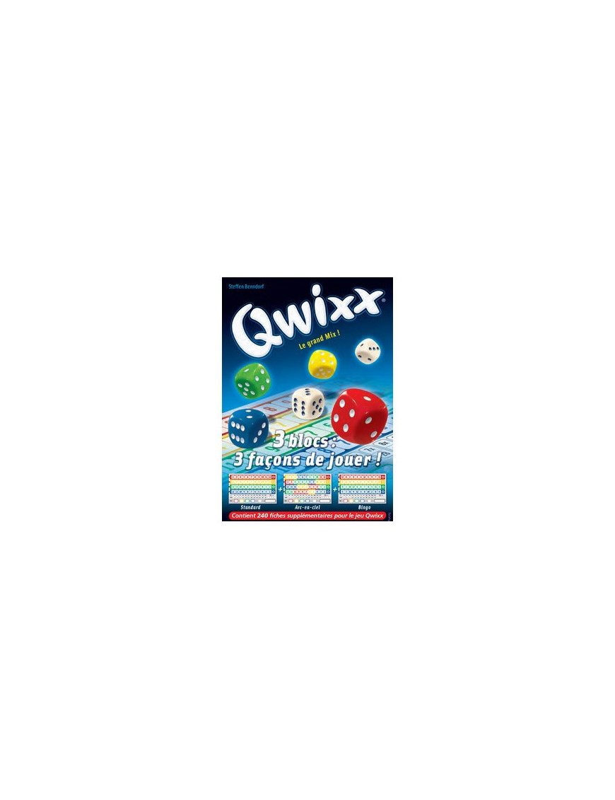 Qwixx recharge bloc FR Gigamic