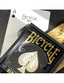 Bicycle Playing Cards Prenium Black and Gold x 54 cartes