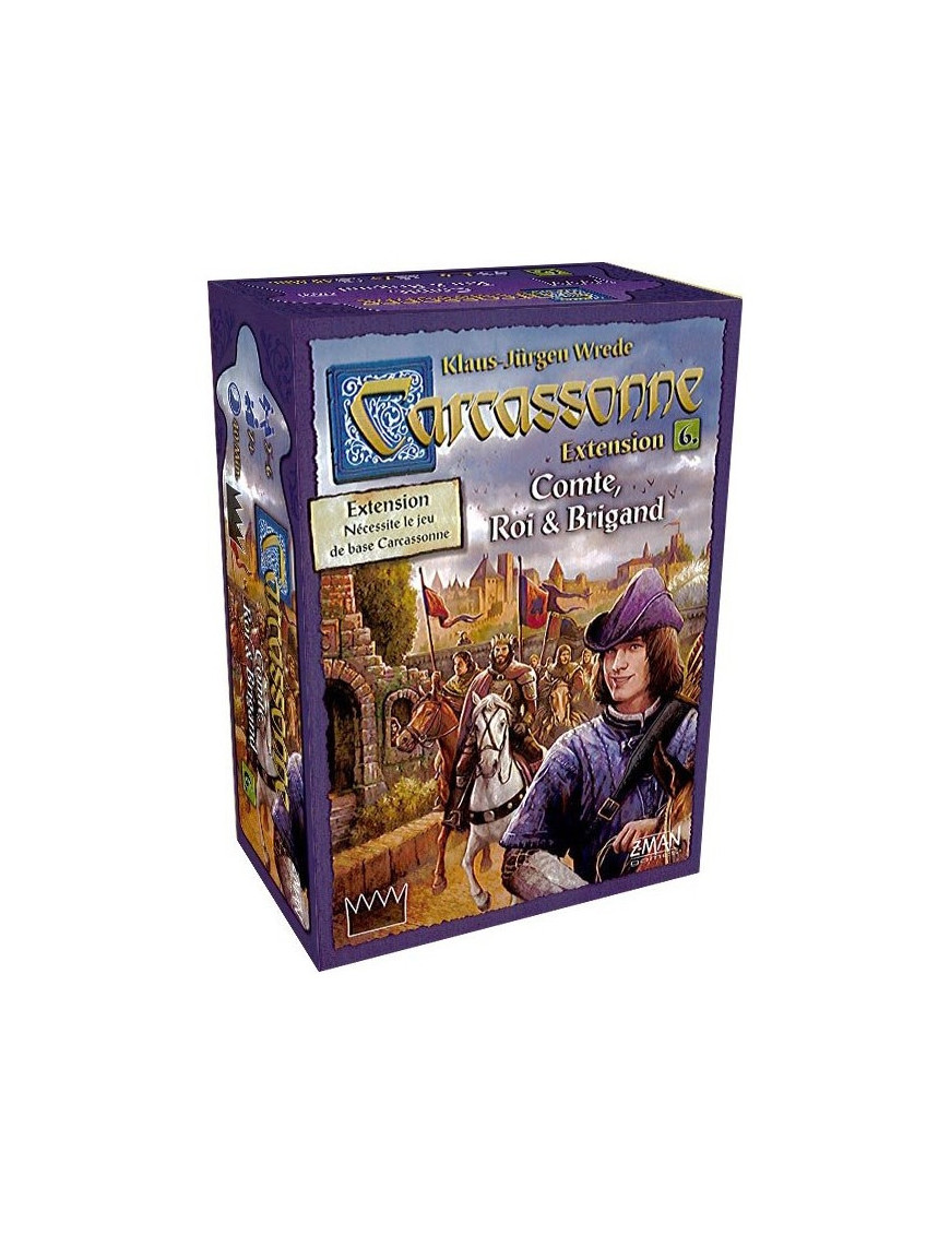 Carcassonne Extension n°6 Comte, Roi et Brigand FR z man games