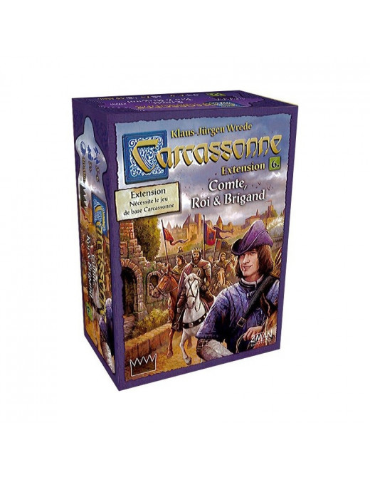 Carcassonne Extension n°6 Comte, Roi et Brigand FR z man games