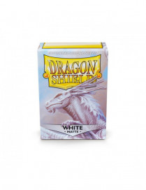 Dragon Shield Matte Blanc*100 91x66mm Deck Protector Protege Carte taille magic standard