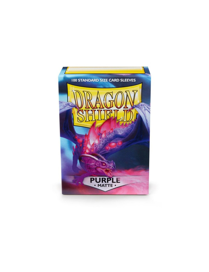 Dragon Shield Matte Purple*100 91x66mm Deck Protector Protege Carte taille magic standard