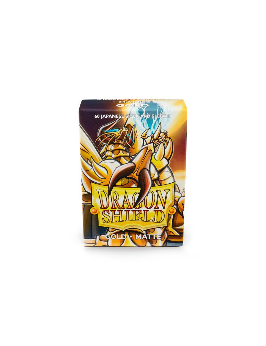Dragon Shield Japanese yugioh Matte Gold x 60 Protege Carte Deck Protector